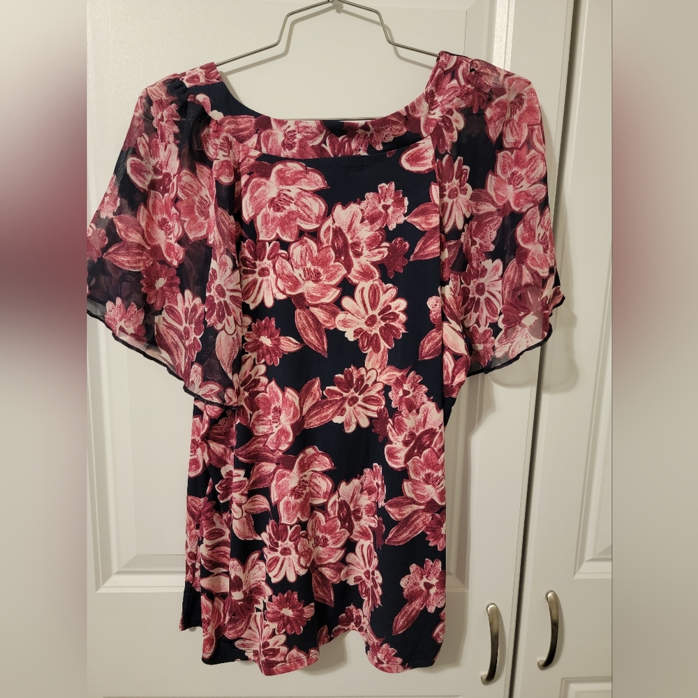 Adele & May Flower print top